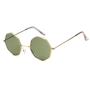 Smooth Operator - Vintage Party Sunglasses - Gold Frame + Pink Lenses