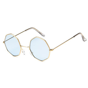 Smooth Operator - Vintage Party Sunglasses - Gold Frame + Pink Lenses