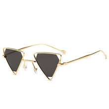Load image into Gallery viewer, Just Tri Me 👀 2nd Edition - Sunglasses - Gold &amp; Black