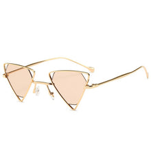 Load image into Gallery viewer, Just Tri Me 👀 2nd Edition - Sunglasses - Gold &amp; Pink