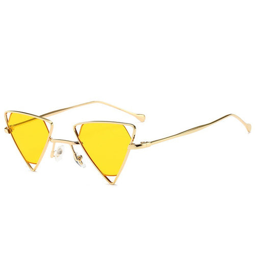 Just Tri Me 👀 2nd Edition - Sunglasses - Gold & Yellow