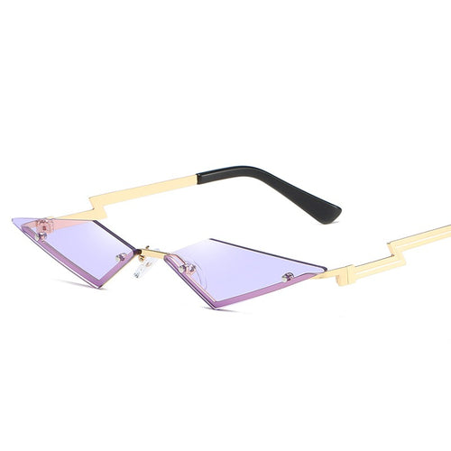 Lightning ⚡️ – Women’s Sunglasses – Gold & Purple
