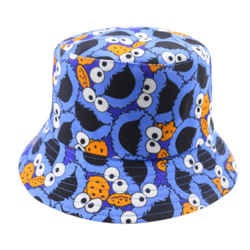 Cookie Monster 2nd Edition - Cartoon Series Bucket Hat - Blue